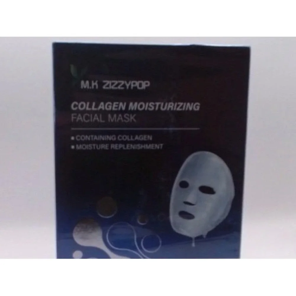 M.K Zizzypop = Collagen Moisturizing Facial Mask, 5 Pcs, BRAND NEW IN BOX,SEALED